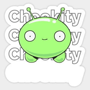 Final Space Mooncake Chookity Pok - Funny Sticker